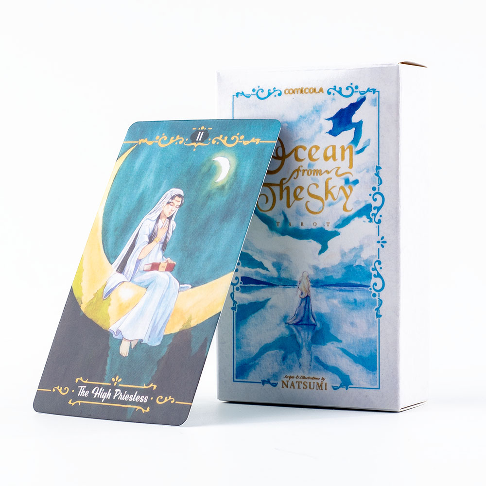 Tarot Cards Deck With Guidebook - 10.3*6cm 손으로 그린 수채화 타로 카드