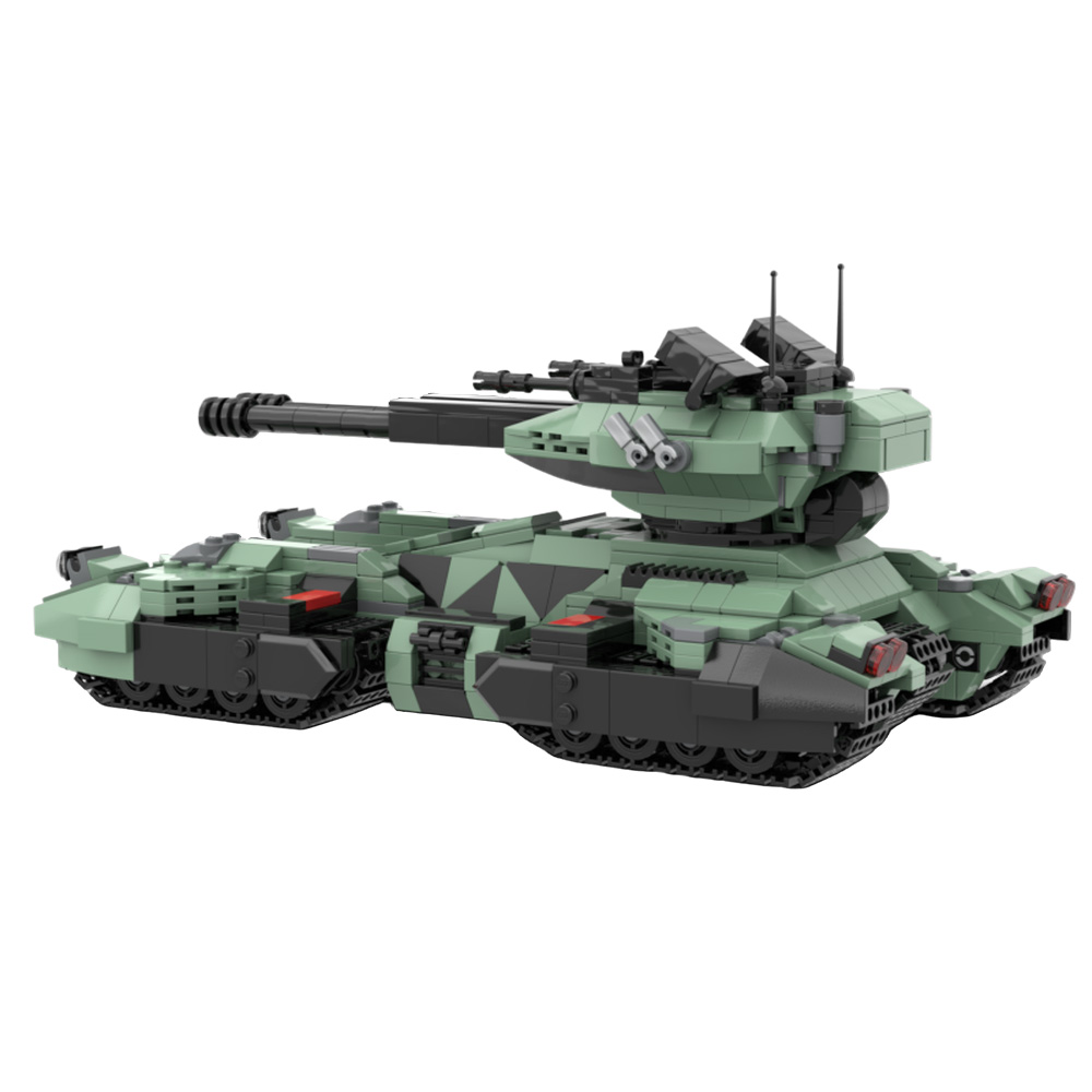 Lego Compatible Military Tank - MOC UNSC 그리즐리 탱크 빌딩 블록