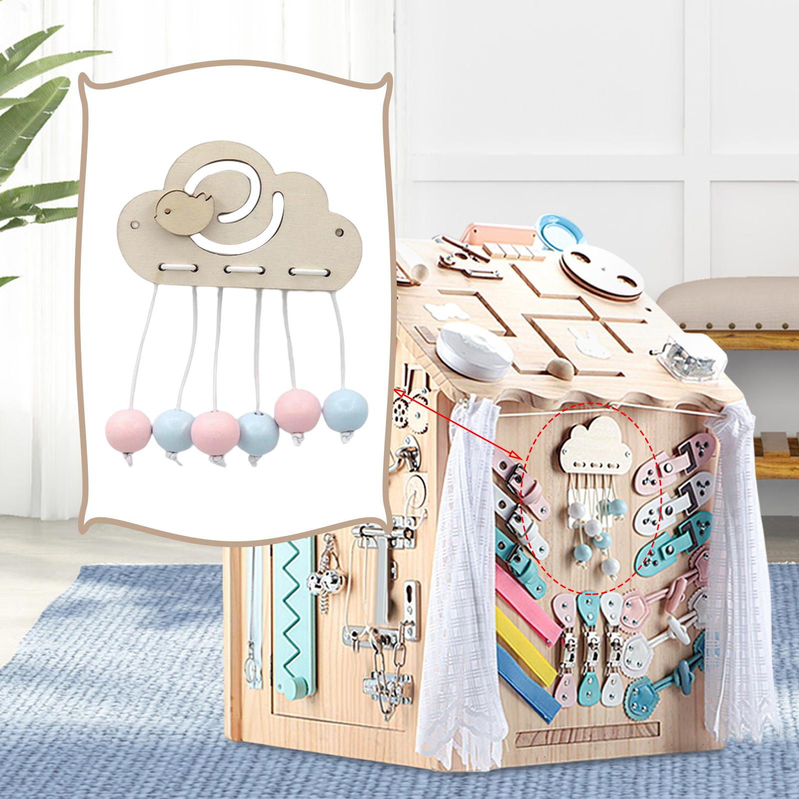 Montessori Wooden Busy Board Toddler - 몬테소리 활동 보드 재료, 유아용 나무