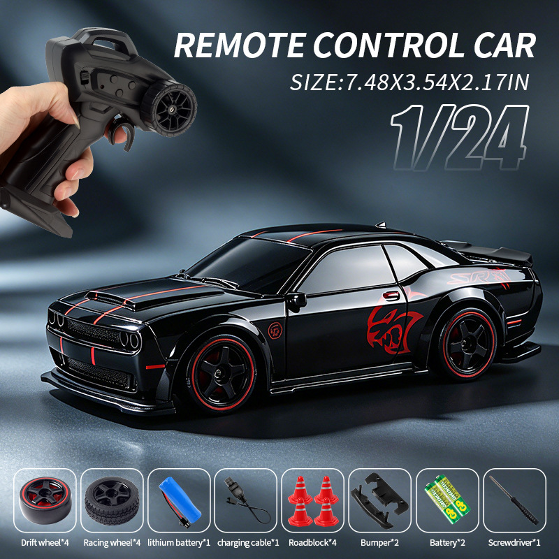 Rc Drift Car 1 24 Scale 4Wd - 1:24 스케일, 2.4GHz 무선 조종 장치,
