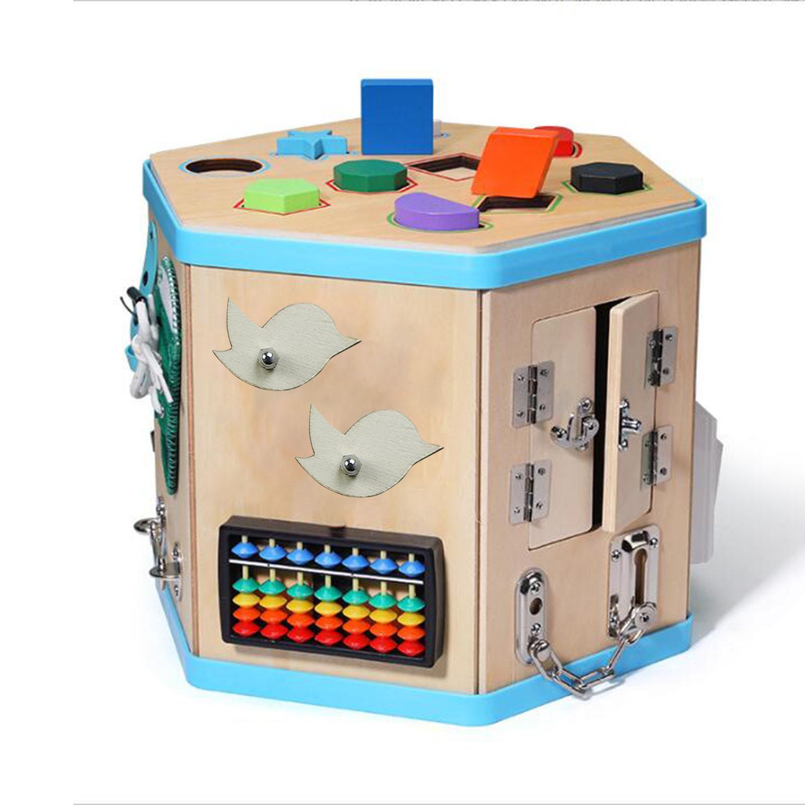 Montessori Wooden Busy Board Toddler - 활동 보드 DIY 나무 부품, 감각