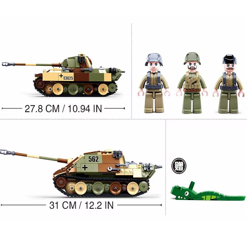 725PCS 육군 군사용 팬저캄프바겐 V 팬서 탱크 조 - Lego Compatible Military Tank 리뷰 및 가격