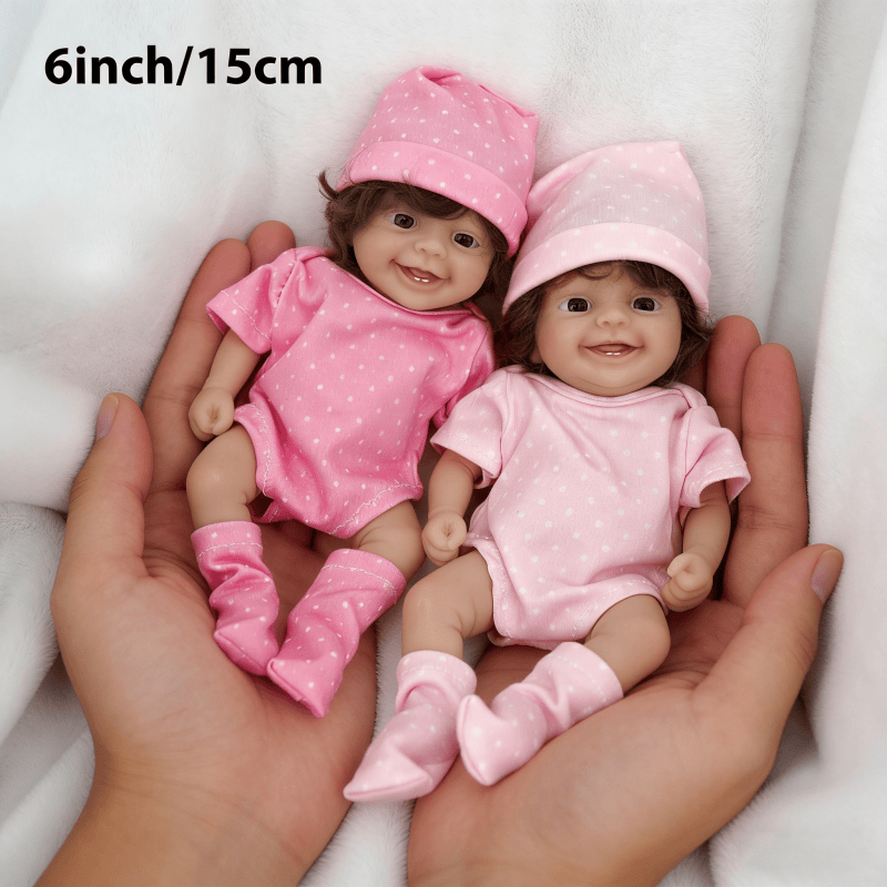 귀여운 미니 리본 인형 6인치 풀 실리콘 바디 수제 미 - Reborn Baby Doll Silicone Realistic 리뷰 및 가격