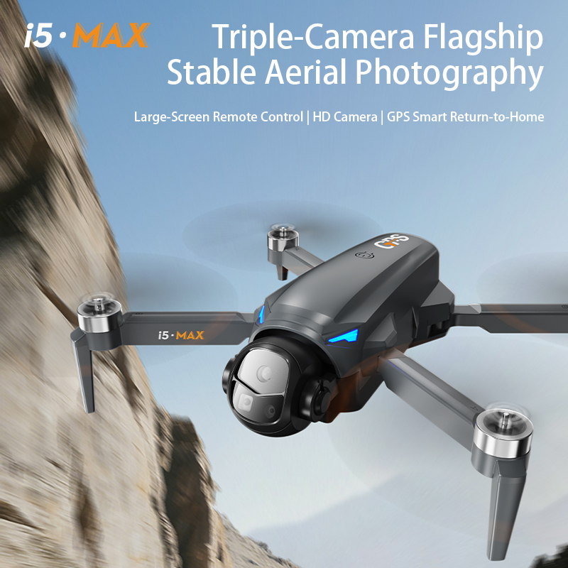 오리지널 i5 MAX GPS 장애물 회피 드론 쿼드콥터 - Fpv Brushless Rc Drone 4K 리뷰 및 가격
