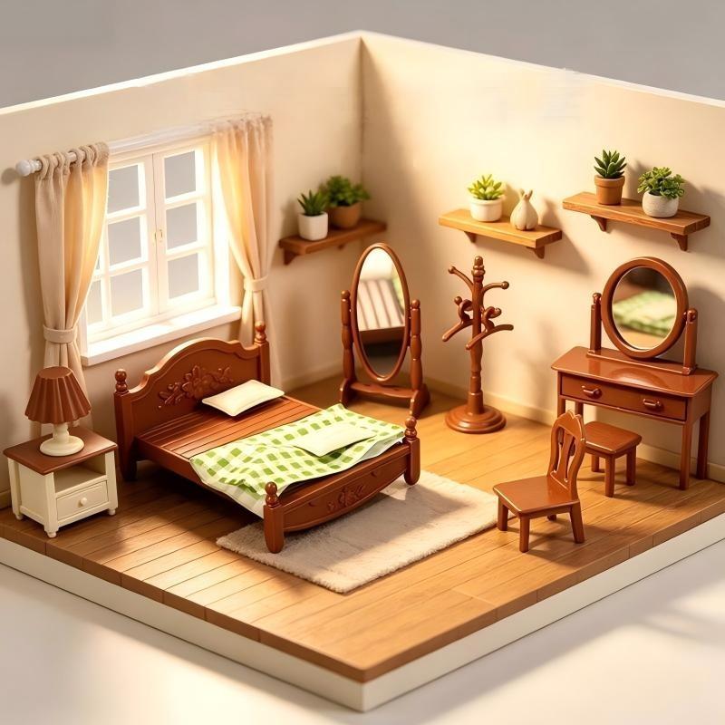 새로운 인형집 미니어처 가구, 주방 장난감, 식탁, 인 - Dolls 리뷰 및 가격