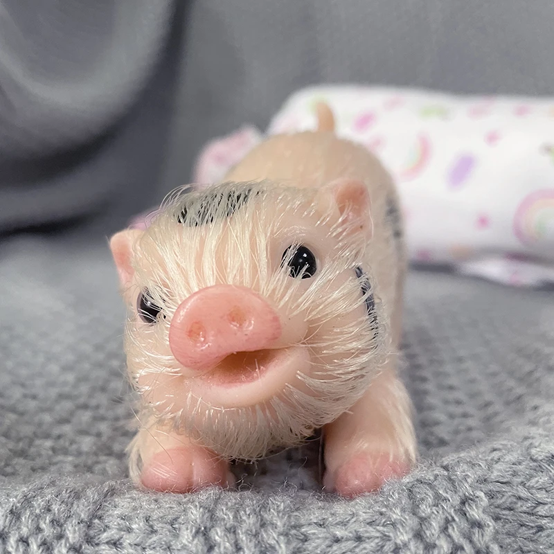 5인치 스마일 페이스 리본 돼지 인형 매우 부드러운 풀 - Reborn Baby Doll Silicone Realistic 리뷰 및 가격