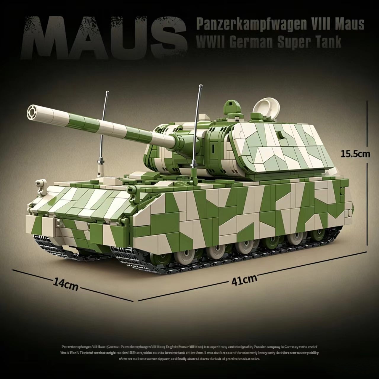 군용 탱크 조립 블록 세트, 아름다운 미니 피겨가 포함 - Lego Compatible Military Tank 리뷰 및 가격