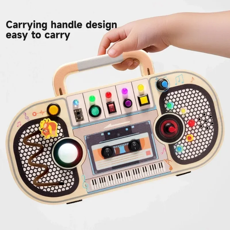 몬테소리 유아용 장난감, 아기용 나무 소재 활동 보드, - Montessori Wooden Busy Board Toddler 리뷰 및 가격