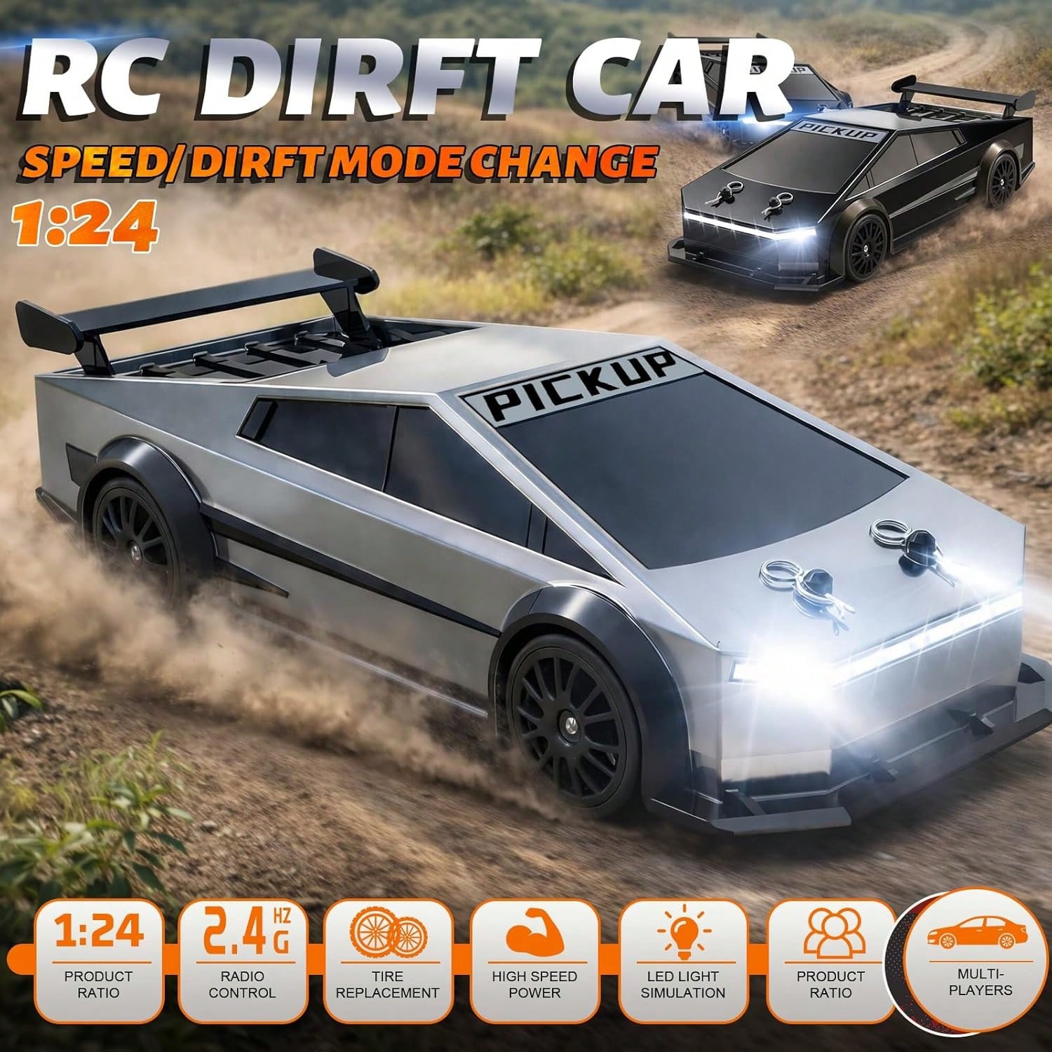 1:24 스케일 4륜 구동 RC 드리프트 카 – 미래  - Rc Drift Car 1 24 Scale 4Wd 리뷰 및 가격