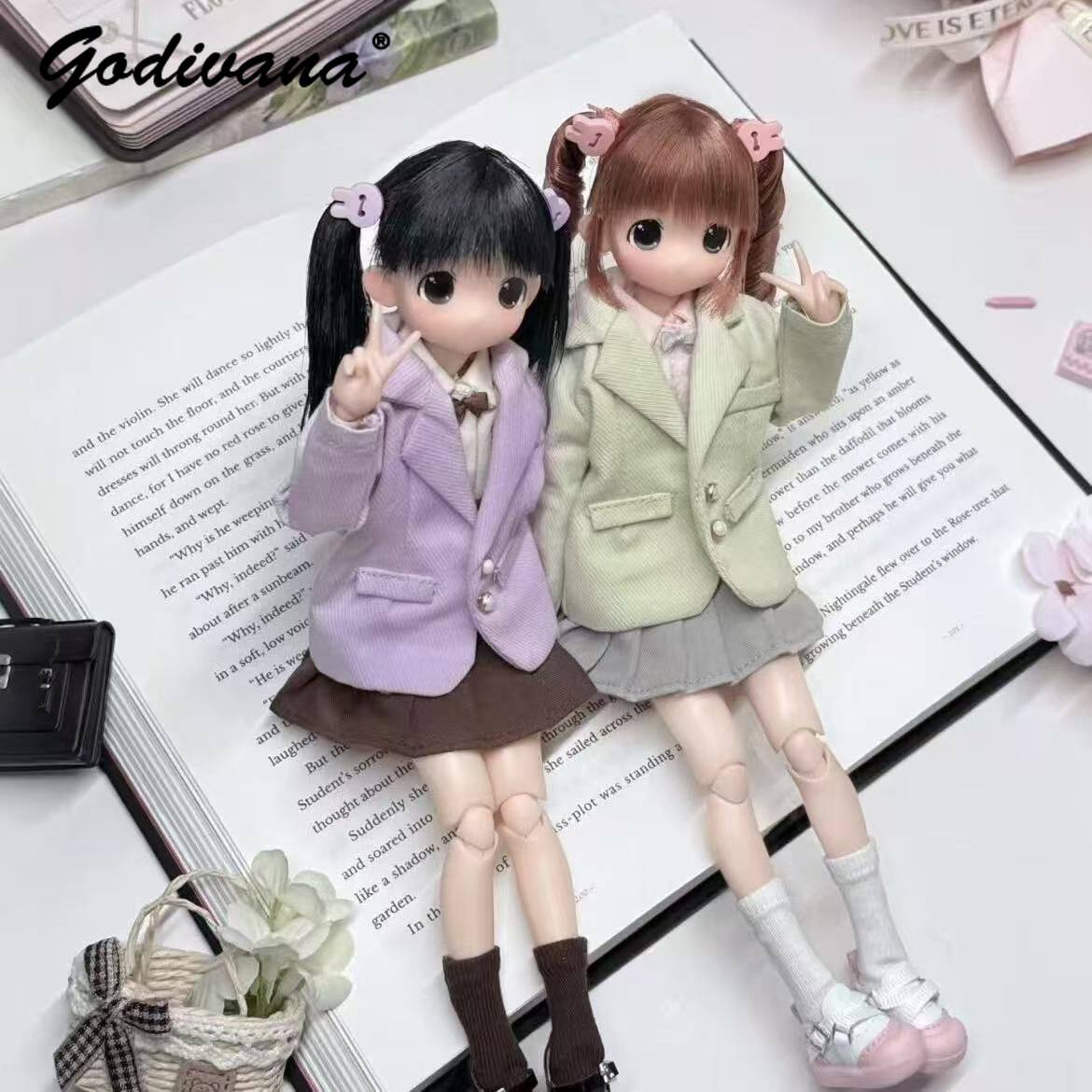 블라이스/OB22/24/아존 인형 의상, 사랑스러운 가 - Bjd Doll 1 6 Full Set With Clothes 리뷰 및 가격