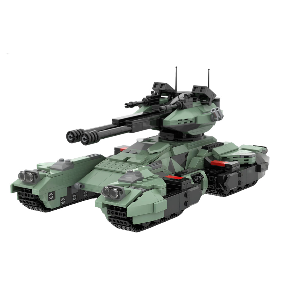 MOC UNSC 그리즐리 탱크 빌딩 블록 모델 군사 U - Lego Compatible Military Tank 리뷰 및 가격
