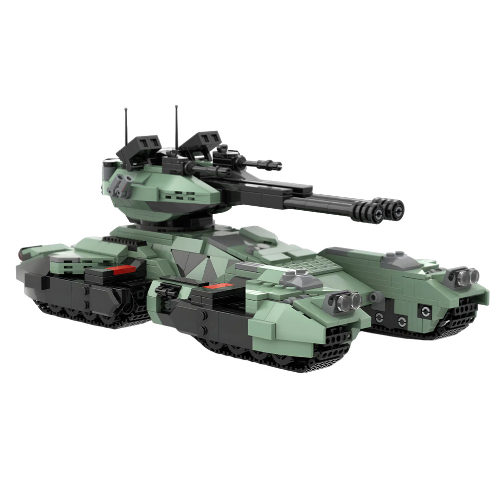 MOC UNSC 그리즐리 탱크 빌딩 블록 모델 군사 U - Lego Compatible Military Tank 리뷰 및 가격