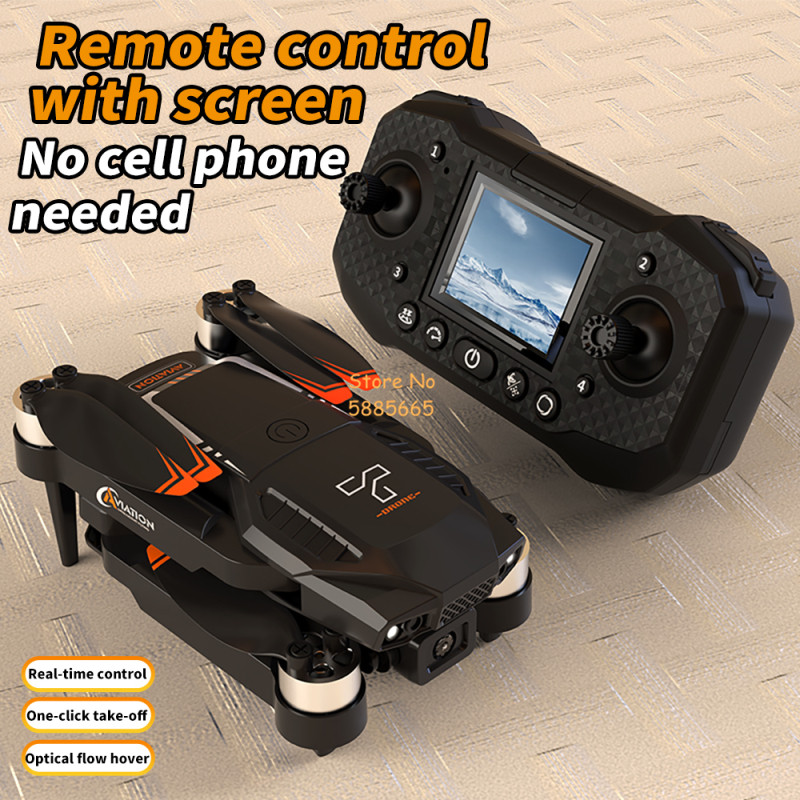 듀얼 카메라 광학 흐름 브러시리스 와이파이 FPV 스크 - Fpv Brushless Rc Drone 4K 리뷰 및 가격