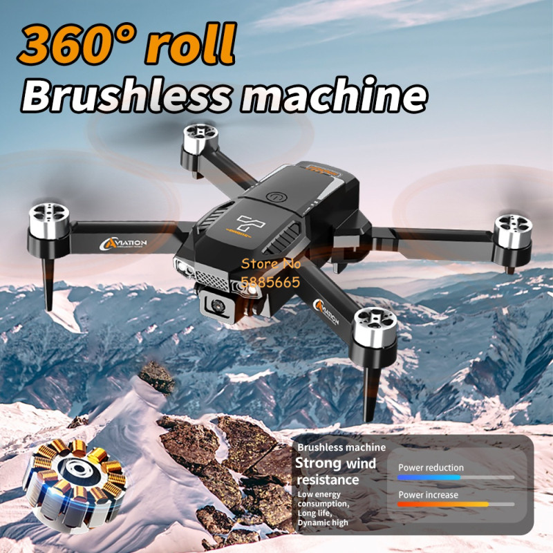 듀얼 카메라 광학 흐름 브러시리스 와이파이 FPV 스크 - Fpv Brushless Rc Drone 4K 리뷰 및 가격