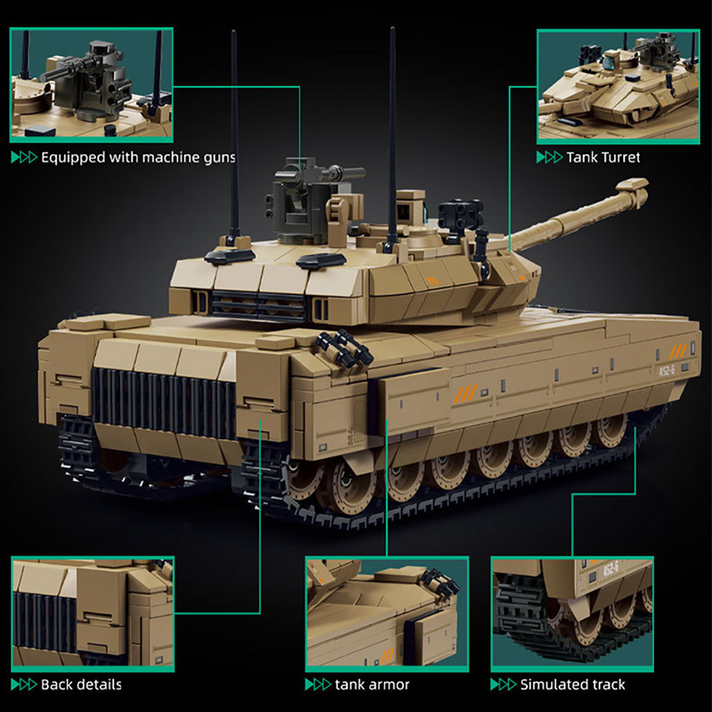 군사용 924피스 델타포스 M1A4 주력전차 모델 빌딩 - Lego Compatible Military Tank 리뷰 및 가격