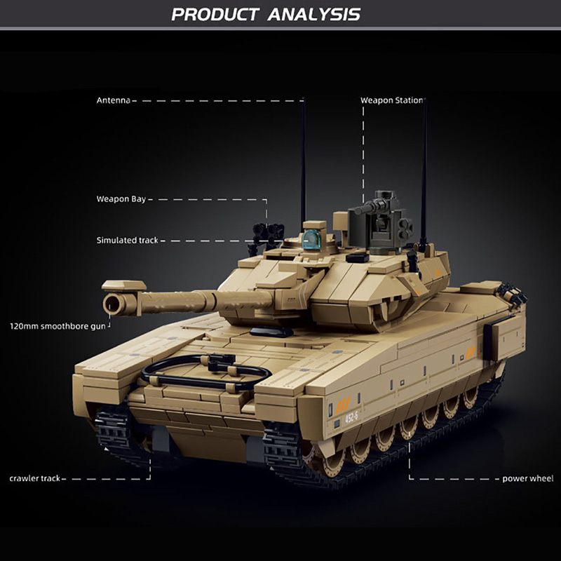군사용 924피스 델타포스 M1A4 주력전차 모델 빌딩 - Lego Compatible Military Tank 리뷰 및 가격