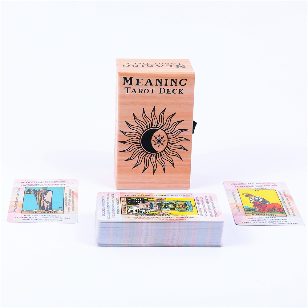 슬라이딩 리지드 선물 상자, 타로 카드, 키워드가있는  - Tarot Cards Deck With Guidebook 리뷰 및 가격