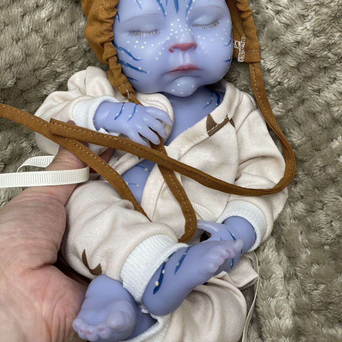 13인치 야광 리본 베베 인형, 전체 몸체가 부드러운  - Reborn Baby Doll Silicone Realistic 리뷰 및 가격